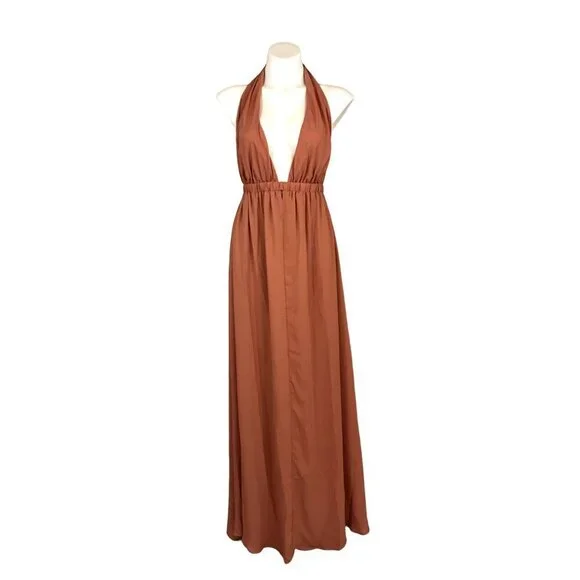 Show Me Your MuMu | Dresses | Show Me Your Mumu Luna Halter Dress Rustic  Mauve Medium | Poshmark